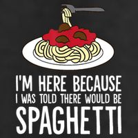 Spaghetti Italian Pasta I'm Just Here For Spaghetti Golf Towel