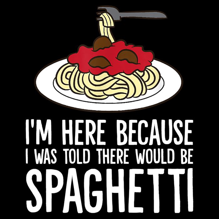 Spaghetti Italian Pasta I'm Just Here For Spaghetti Zip Tote Bag