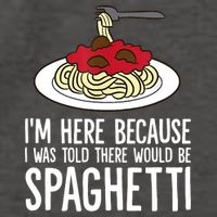Spaghetti Italian Pasta I'm Just Here For Spaghetti Vector Backpack