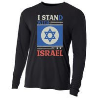 Support Israel Pray For Israel We Stand With Israel Cooling Performance Long Sleeve Crew