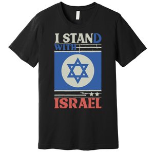 Support Israel Pray For Israel We Stand With Israel Premium T-Shirt