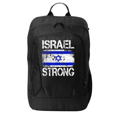 Support Israel Pray For Israel Israel Strong Israel Flag City Backpack