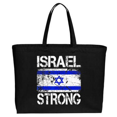 Support Israel Pray For Israel Israel Strong Israel Flag Cotton Canvas Jumbo Tote