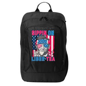 Sippin On Liberty 4th of July Abraham Lincoln City Backpack