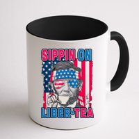 Sippin On Liberty 4th of July Abraham Lincoln Mug