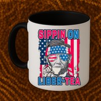Sippin On Liberty 4th of July Abraham Lincoln Mug