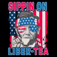 Sippin On Liberty 4th of July Abraham Lincoln Mug