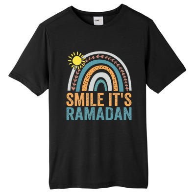 Smile its Ramadan for Muslim  Islamic Fasting Tall Fusion ChromaSoft Performance T-Shirt