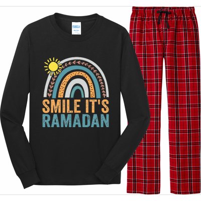 Smile its Ramadan for Muslim  Islamic Fasting Long Sleeve Pajama Set