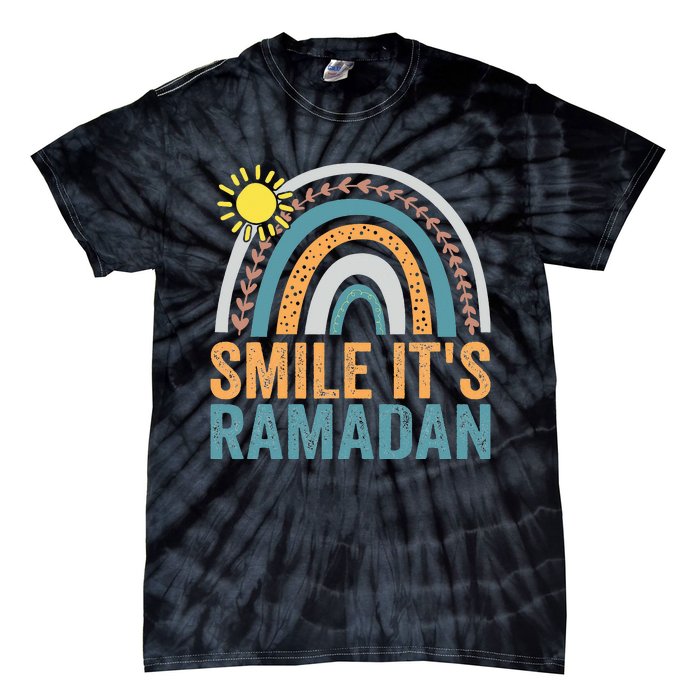 Smile its Ramadan for Muslim  Islamic Fasting Tie-Dye T-Shirt