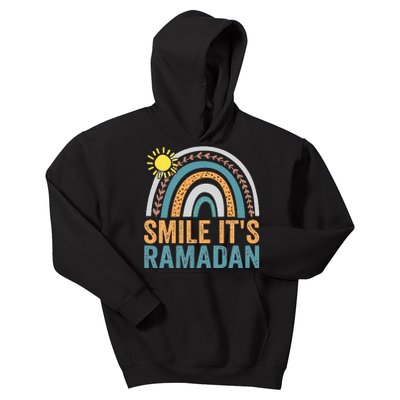 Smile its Ramadan for Muslim  Islamic Fasting Kids Hoodie