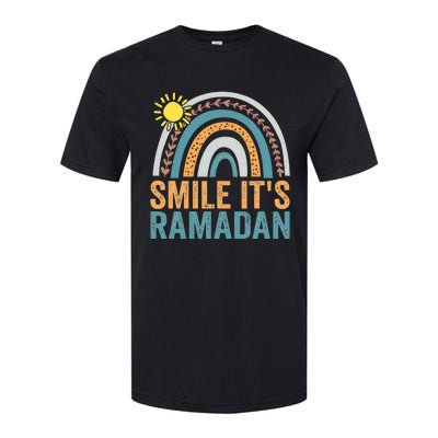 Smile its Ramadan for Muslim  Islamic Fasting Softstyle CVC T-Shirt