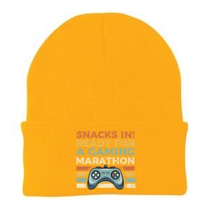 Snacks In Ready For A Gaming Marathon Cute Gift Knit Cap Winter Beanie