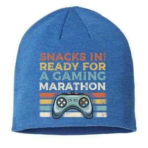 Snacks In Ready For A Gaming Marathon Cute Gift Sustainable Beanie