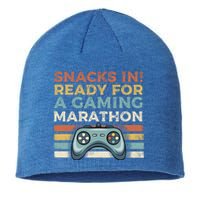 Snacks In Ready For A Gaming Marathon Cute Gift Sustainable Beanie