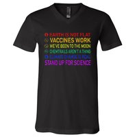 Science Is Real 8 Billion Trees V-Neck T-Shirt