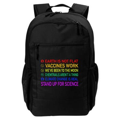 Science Is Real 8 Billion Trees Daily Commute Backpack