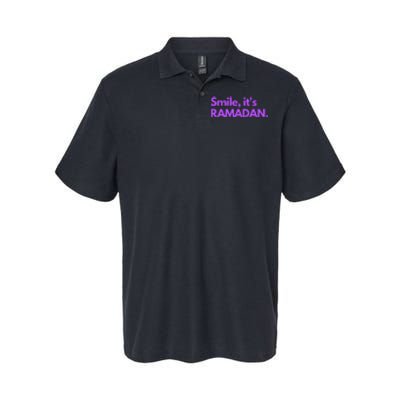 Smile Its Ramadan Celebrating The Holy Month Gift Softstyle Adult Sport Polo