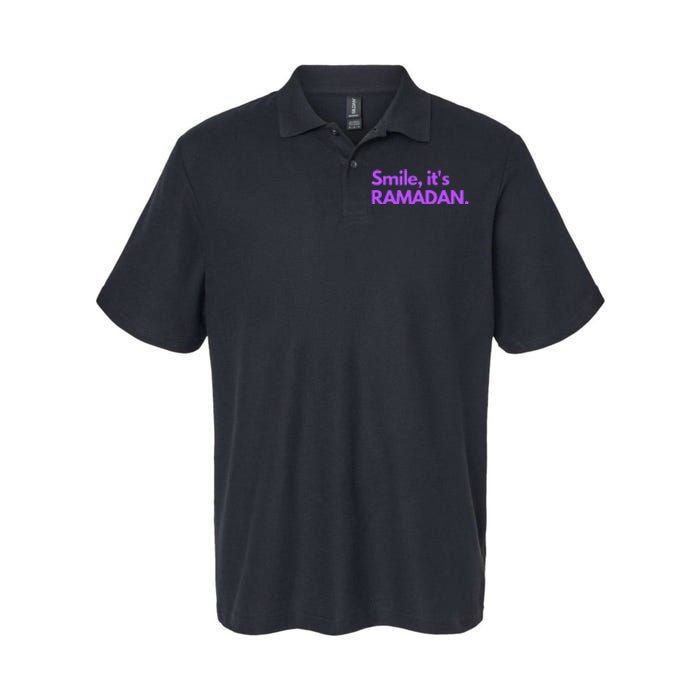 Smile Its Ramadan Celebrating The Holy Month Gift Softstyle Adult Sport Polo