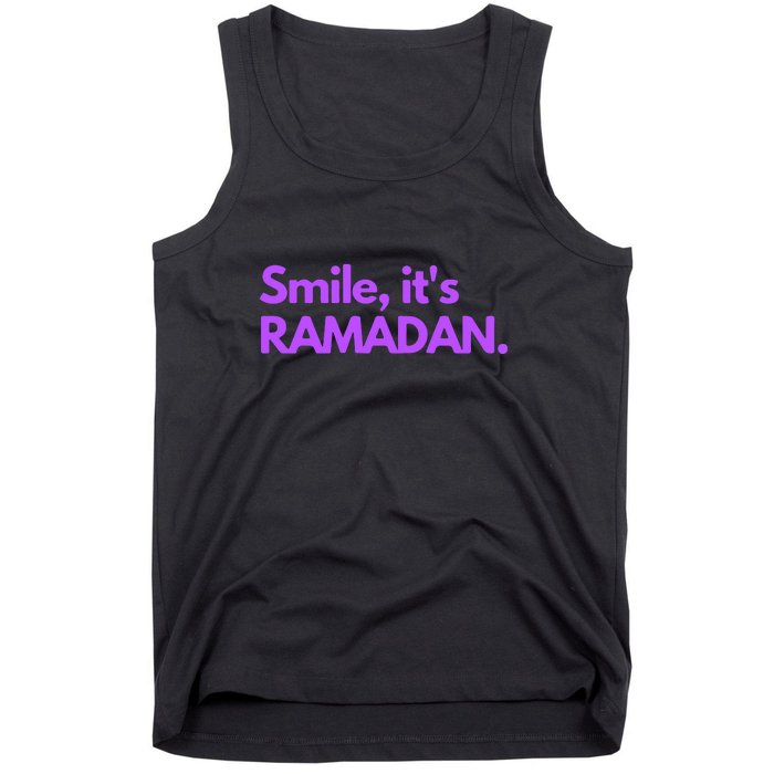 Smile Its Ramadan Celebrating The Holy Month Gift Tank Top