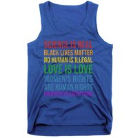 Science Is Real Black Lives Love Matter Pride Gift Tank Top