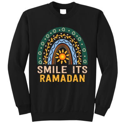 Smile its Ramadan Muslim Eid Mubarak Islamic Ramadan Kareem Sweatshirt