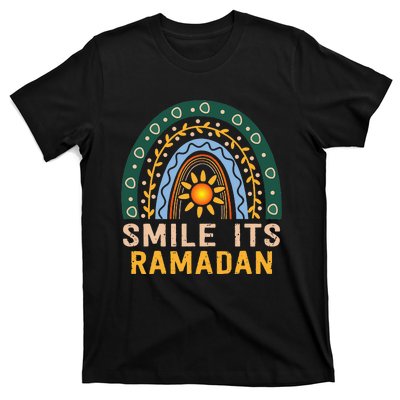 Smile its Ramadan Muslim Eid Mubarak Islamic Ramadan Kareem T-Shirt