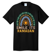 Smile its Ramadan Muslim Eid Mubarak Islamic Ramadan Kareem Tall T-Shirt