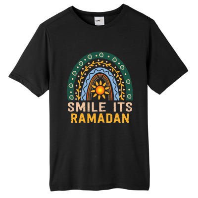 Smile its Ramadan Muslim Eid Mubarak Islamic Ramadan Kareem Tall Fusion ChromaSoft Performance T-Shirt