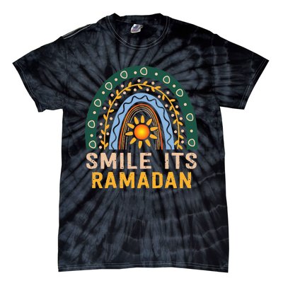 Smile its Ramadan Muslim Eid Mubarak Islamic Ramadan Kareem Tie-Dye T-Shirt