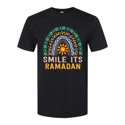 Smile its Ramadan Muslim Eid Mubarak Islamic Ramadan Kareem Softstyle CVC T-Shirt