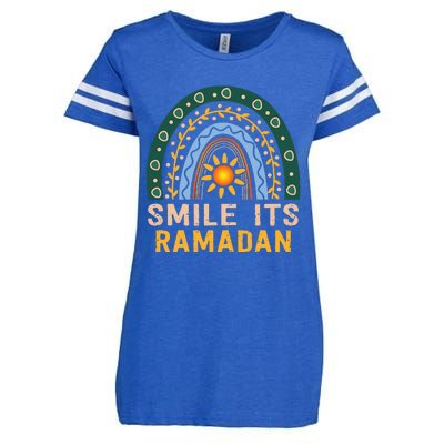 Smile its Ramadan Muslim Eid Mubarak Islamic Ramadan Kareem Enza Ladies Jersey Football T-Shirt