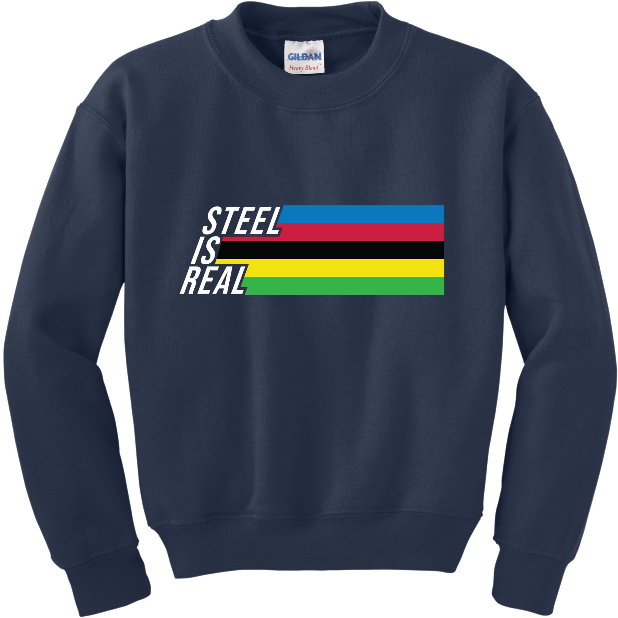 Steel Is Real Bike Kids Sweatshirt