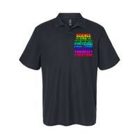 Science Is Real Black Lives Matter No Human Is Illegal Love Is Love Softstyle Adult Sport Polo