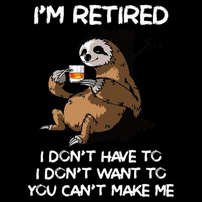 Sloth IM Retired I DonT Have To I DonT Want To You CanT Impact Tech Backpack