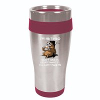 Sloth IM Retired I DonT Have To I DonT Want To You CanT 16oz Travel Tumbler