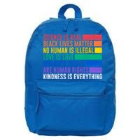 Science Is Real Black Lives Matter Rights Kind Gift Great Gift 16 in Basic Backpack