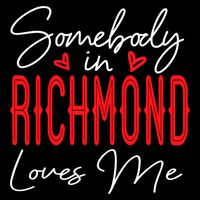 Somebody In Richmond Loves Me Virginia Relationship Matching Cute Gift Cooling Performance Crew T-Shirt