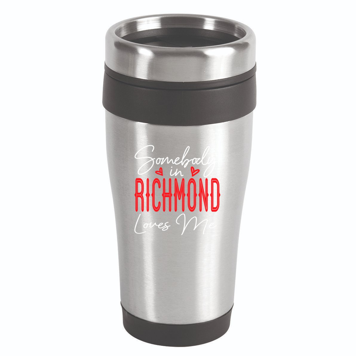Somebody In Richmond Loves Me Virginia Relationship Matching Cute Gift 16oz Travel Tumbler