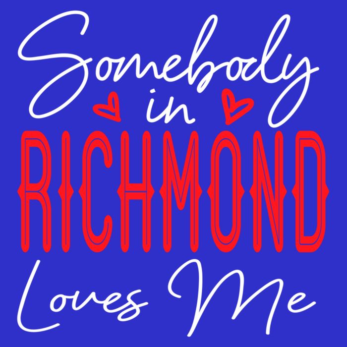 Somebody In Richmond Loves Me Virginia Relationship Matching Cute Gift Apron