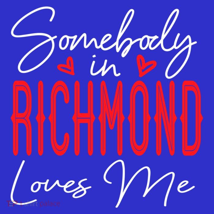 Somebody In Richmond Loves Me Virginia Relationship Matching Cute Gift T-Shirt