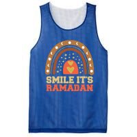 Smile Its Ramadan Muslim Eid Mubarak Islamic Ramadan Gift Mesh Reversible Basketball Jersey Tank