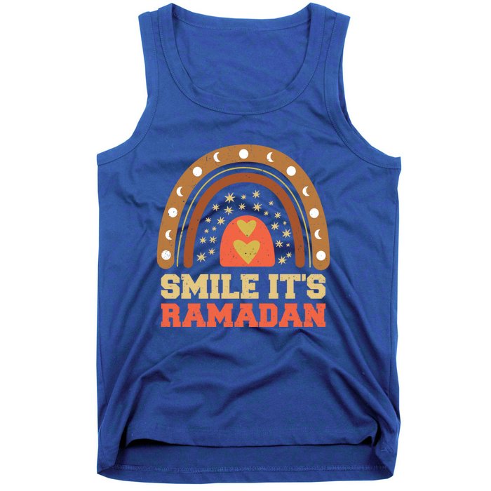 Smile Its Ramadan Muslim Eid Mubarak Islamic Ramadan Gift Tank Top