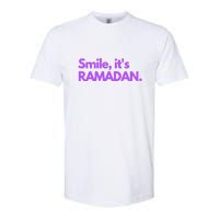 Smile Its Ramadan Celebrating The Holy Month Gift For Ramadan Mubarak Softstyle CVC T-Shirt