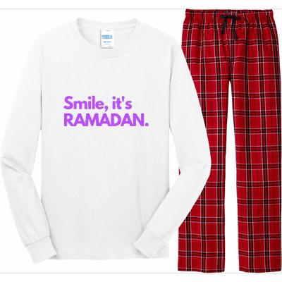 Smile Its Ramadan Celebrating The Holy Month Gift For Ramadan Mubarak Long Sleeve Pajama Set