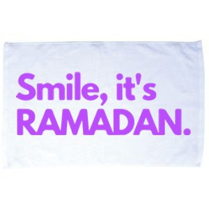 Smile Its Ramadan Celebrating The Holy Month Gift For Ramadan Mubarak Microfiber Hand Towel