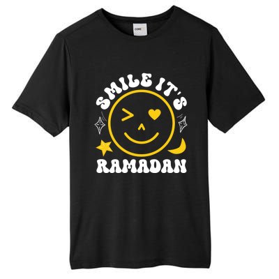 Smile Its Ramadan Present Muslim Eid Clothe Ramadan Mubarak Gift Tall Fusion ChromaSoft Performance T-Shirt