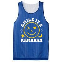 Smile Its Ramadan Present Muslim Eid Clothe Ramadan Mubarak Gift Mesh Reversible Basketball Jersey Tank