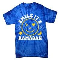 Smile Its Ramadan Present Muslim Eid Clothe Ramadan Mubarak Gift Tie-Dye T-Shirt