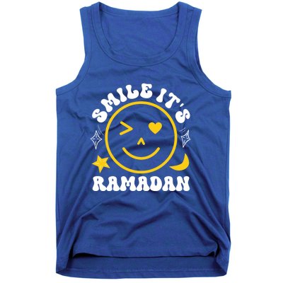 Smile Its Ramadan Present Muslim Eid Clothe Ramadan Mubarak Gift Tank Top